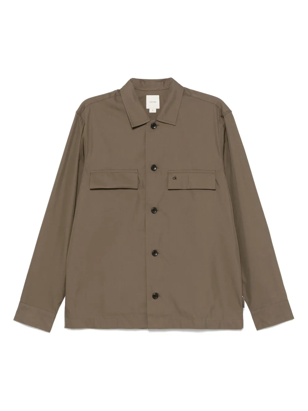 Calvin Klein twill overshirt | Green | Image 1