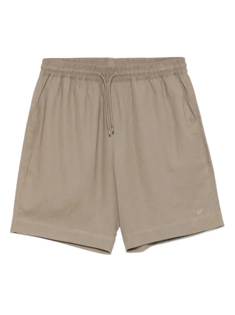 Emporio Armani logo-embroidered shorts