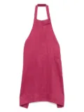 TEKLA linen apron - Purple