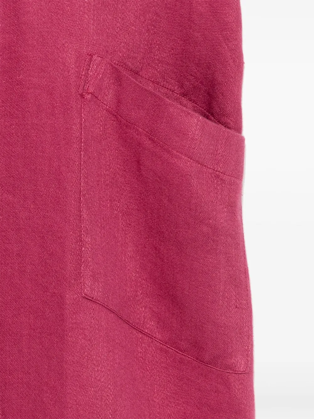 Tekla Linen Apron In Red