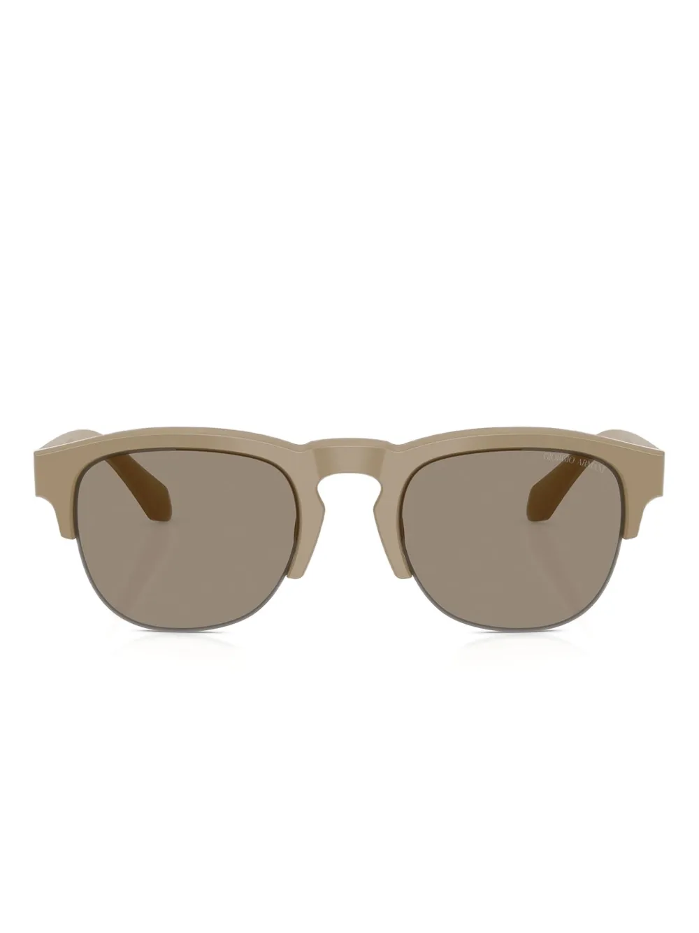 Giorgio Armani round-frame sunglasses | Neutrals | Image 1