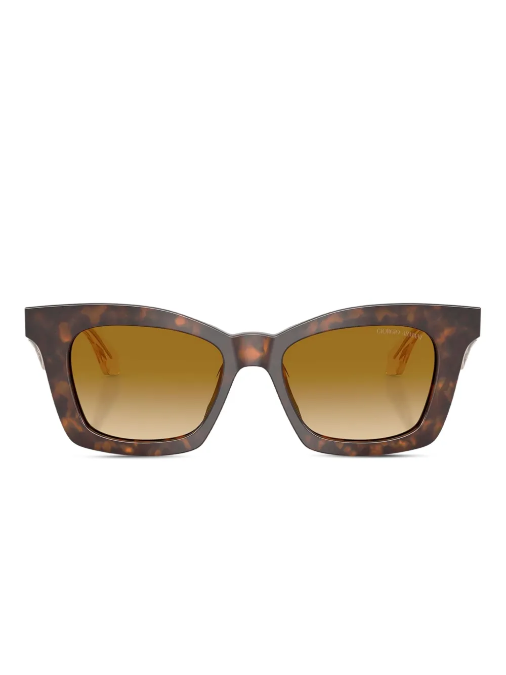 Giorgio Armani Occhiali da sole squadrati - Marrone