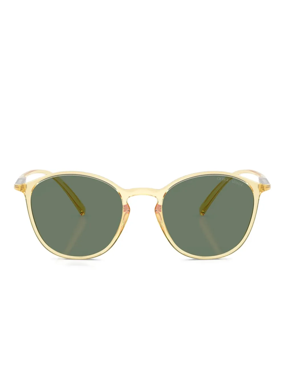 Giorgio Armani round-frame sunglasses | Yellow | Image 1