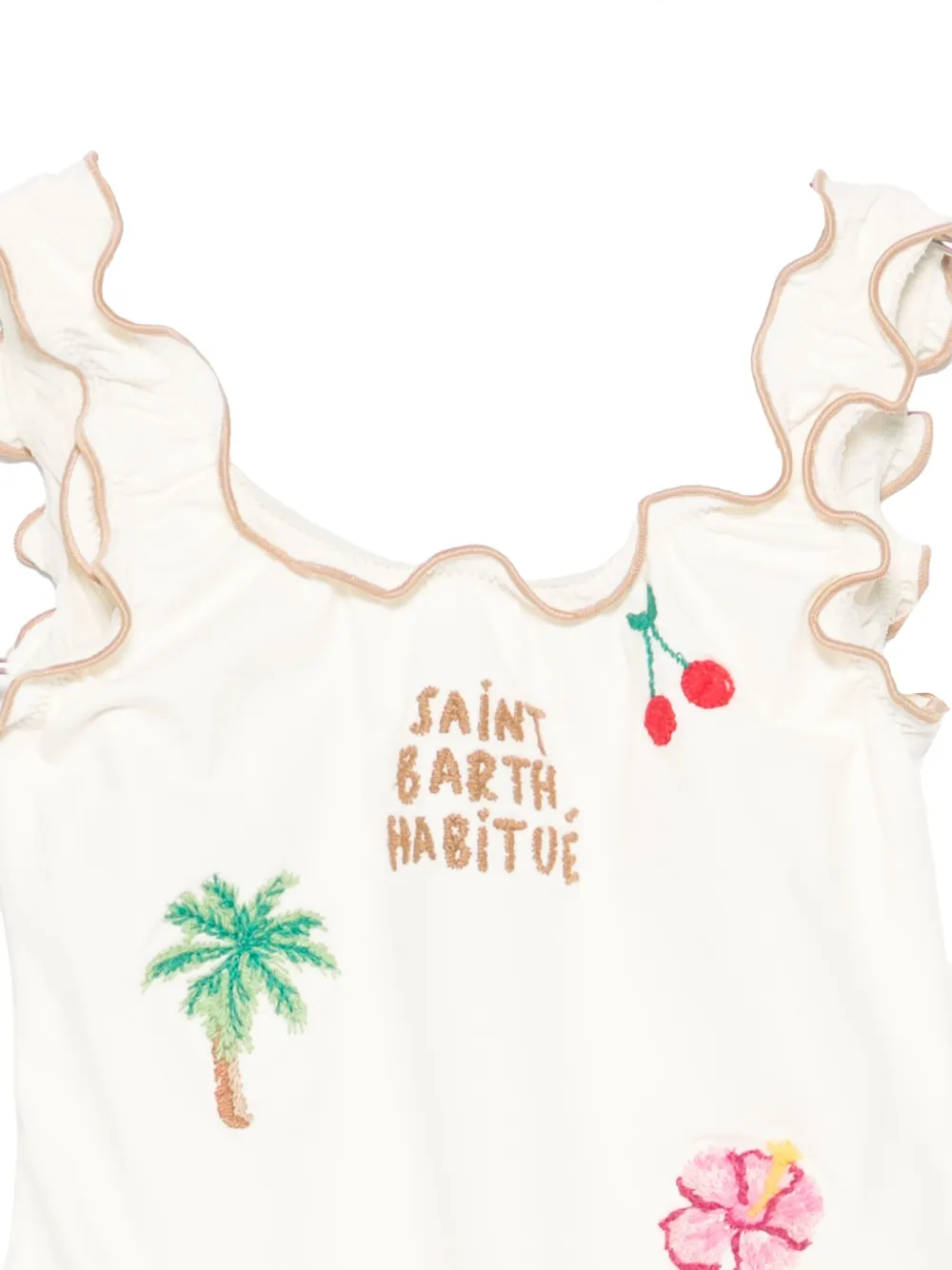 MC2 Saint Barth Kids Clio badpak Beige