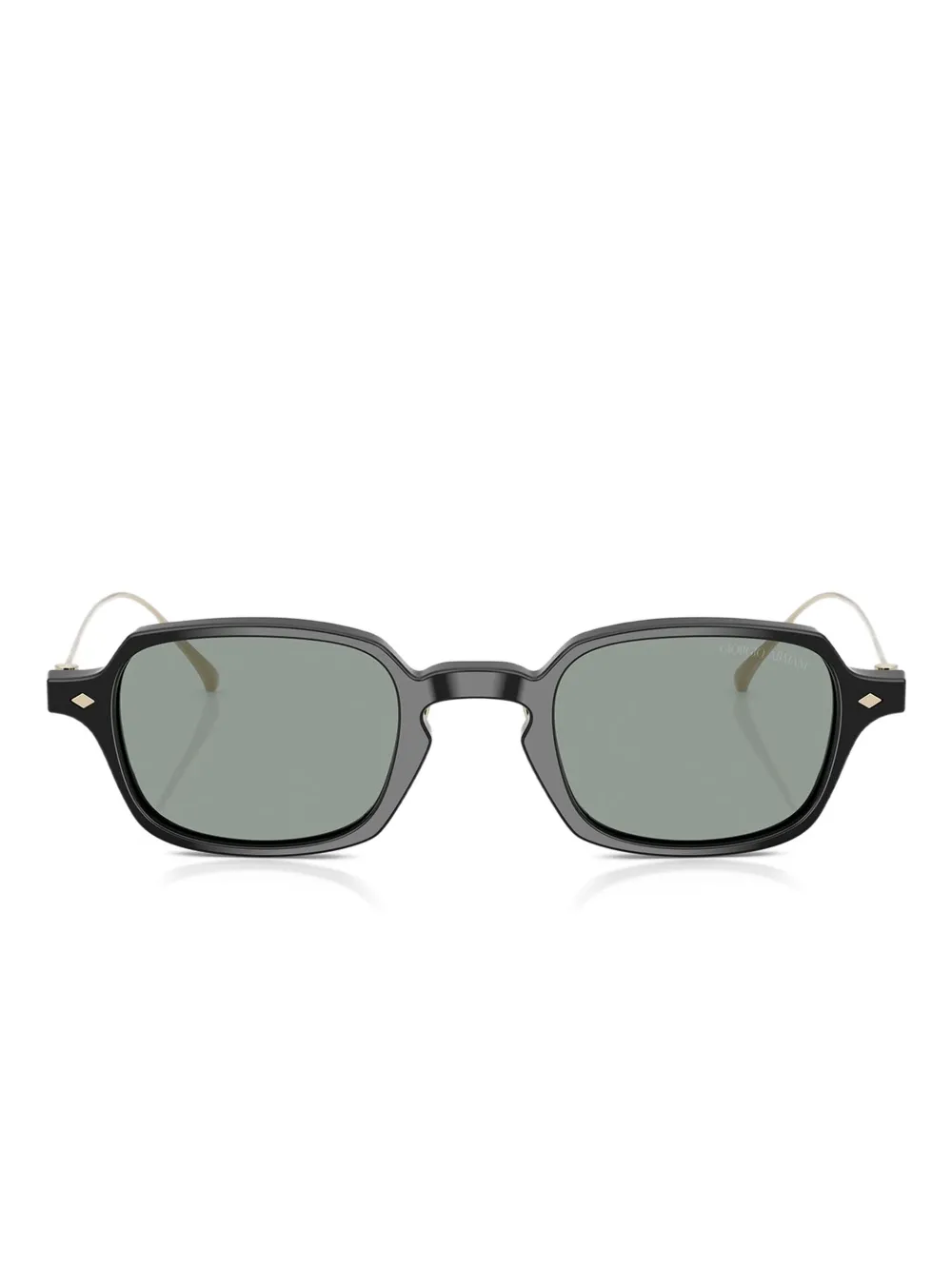 Giorgio Armani Occhiali da sole squadrati - Nero