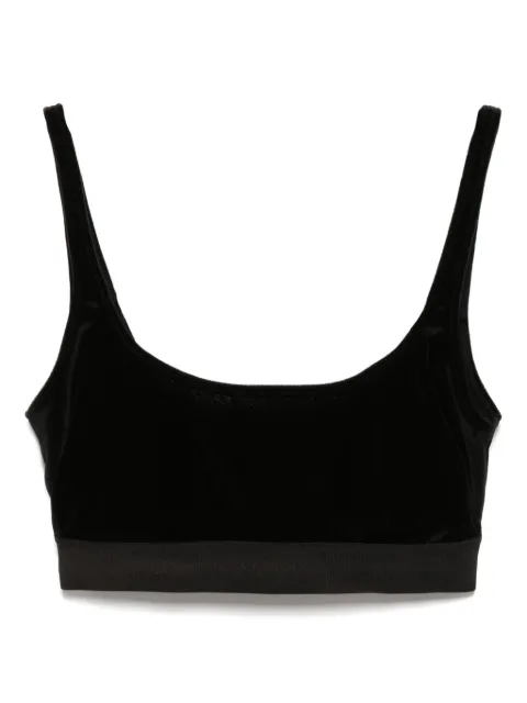 TOM FORD velvet cropped top