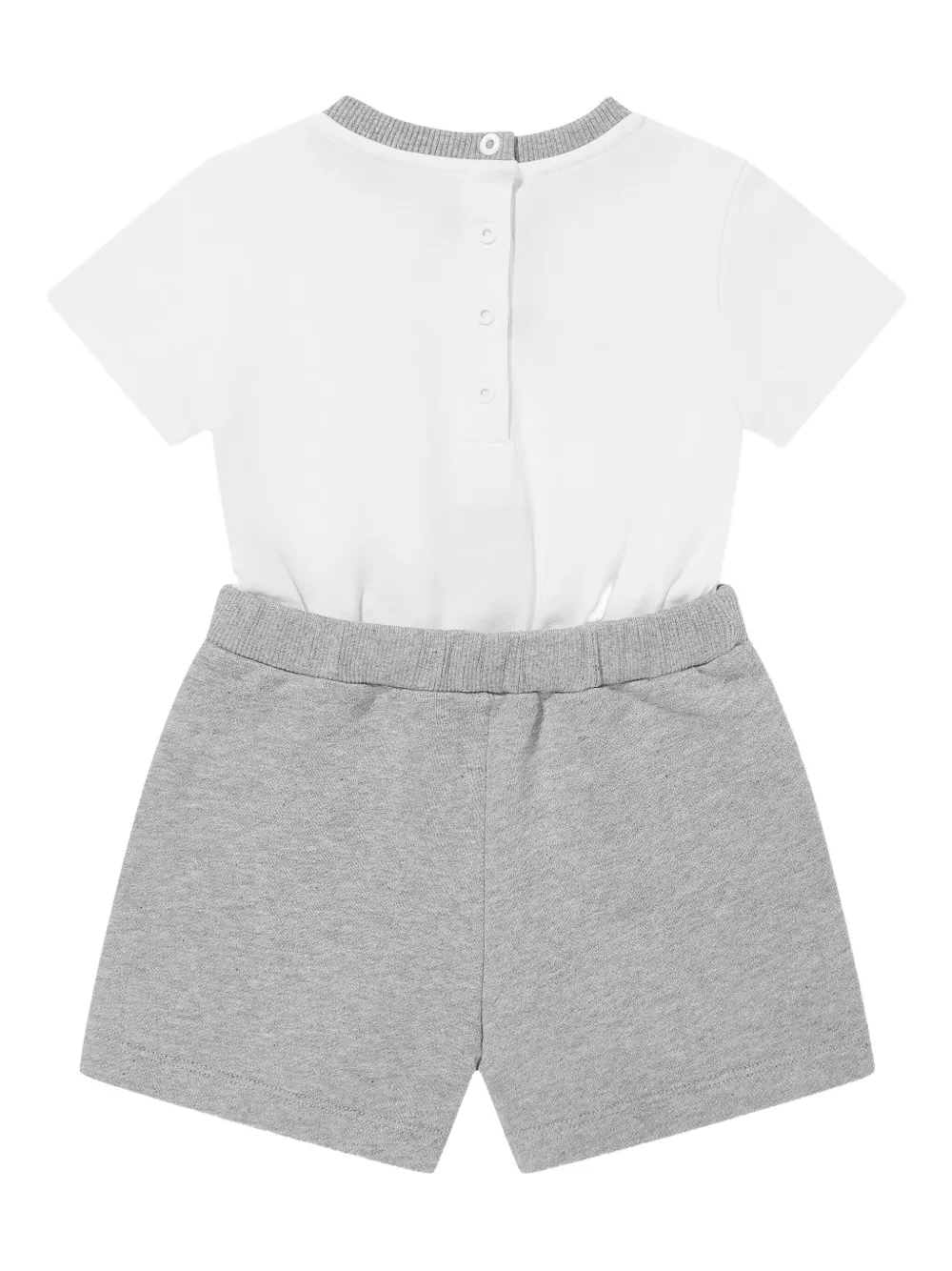 Balmain Kids Babypakje met logo Wit