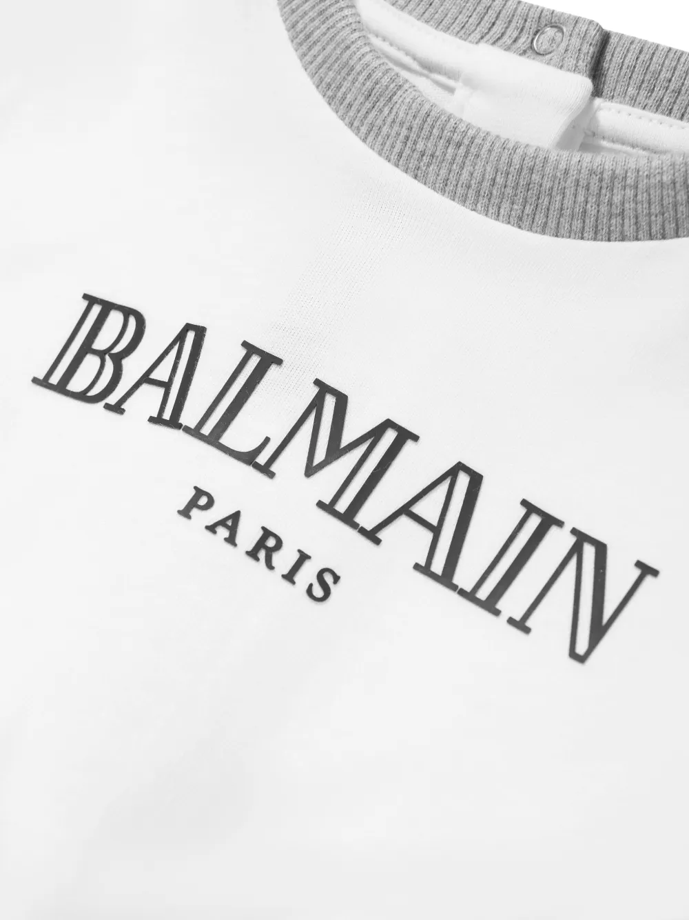 Balmain Kids Babypakje met logo Wit