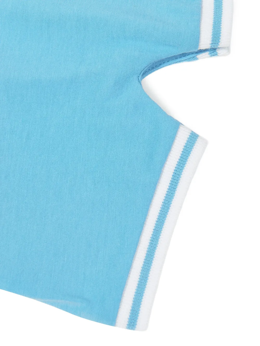Balmain Kids Romper met polokraag Blauw
