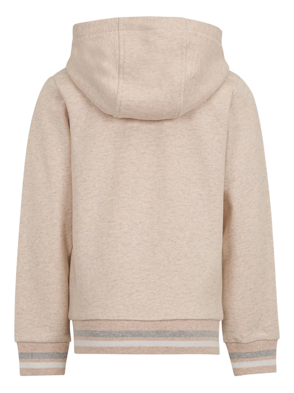 Eleventy Kids Hoodie met rits Beige