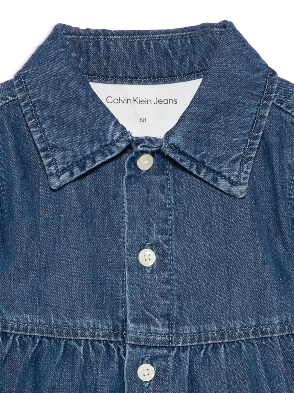 Calvin Klein Kids Spijkerjurk Blauw