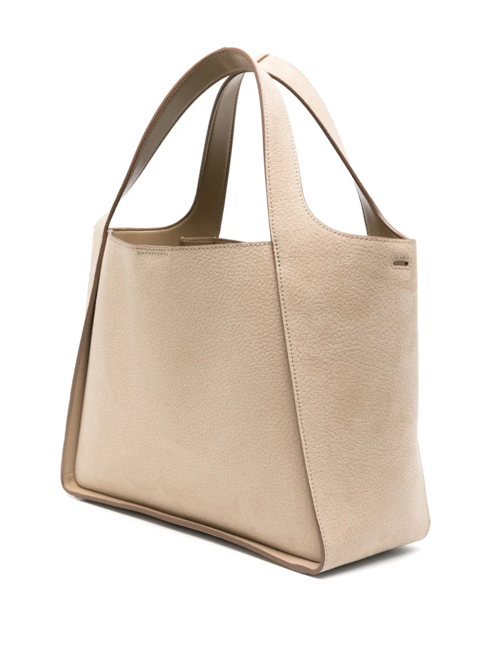 Stella Mccartney Logo Tote Bag In Neutrals