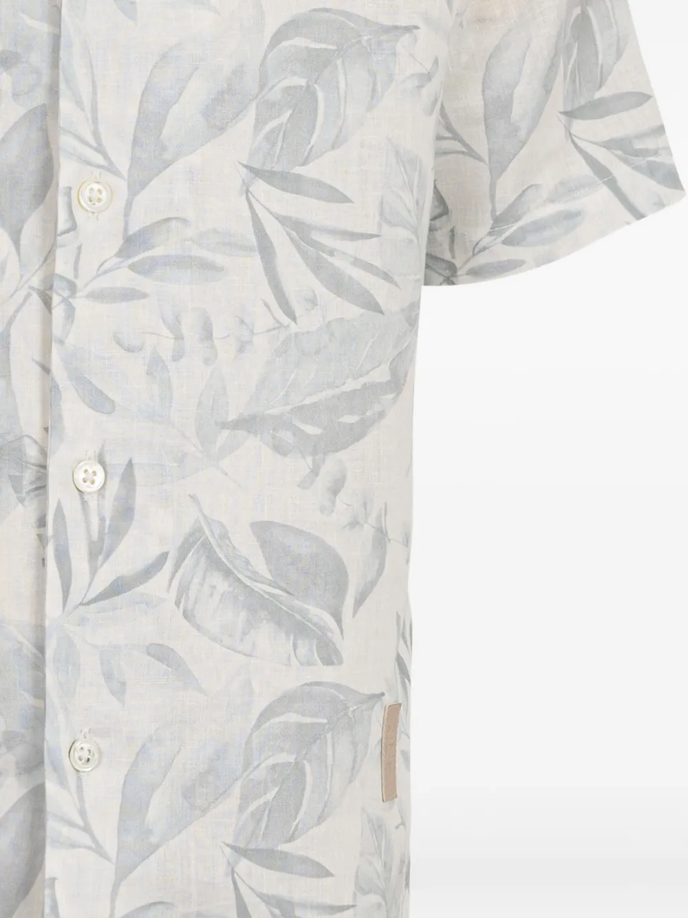 Eleventy Kids Shirt met print Beige