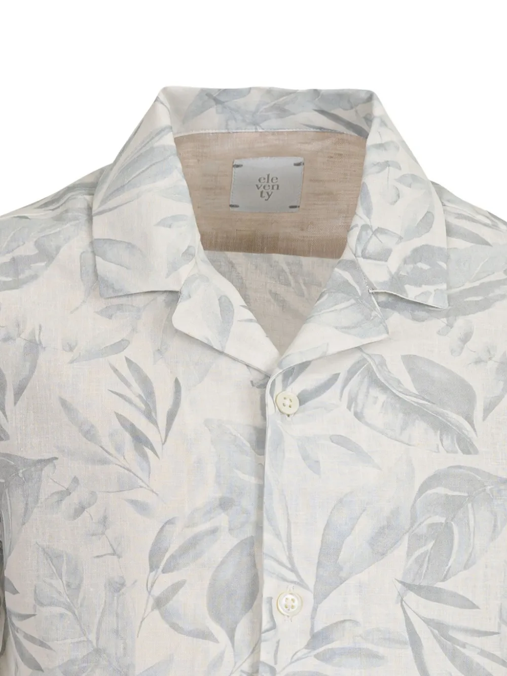 Eleventy Kids Shirt met print Beige