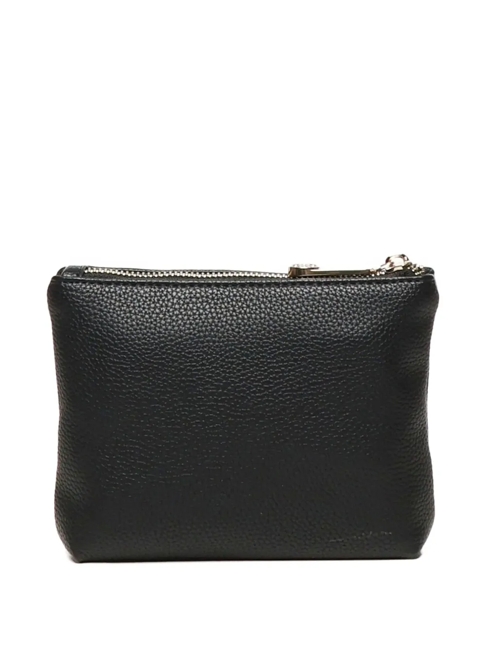 V°73 embossed logo zip-top pouch - Zwart