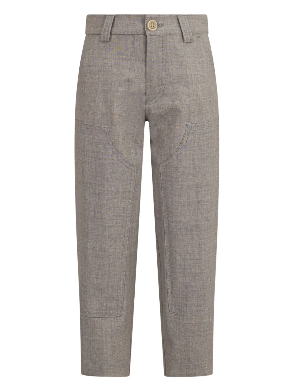 Eleventy Kids Straight broek Beige