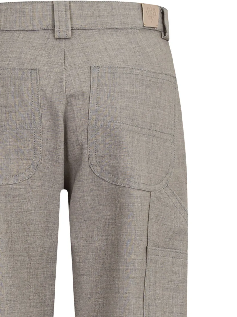 Eleventy Kids Straight broek Beige