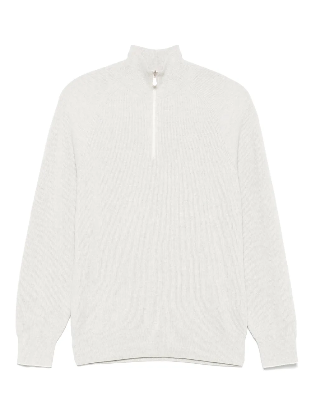 Brunello Cucinelli suéter tejido de canalé | gris | Image 1