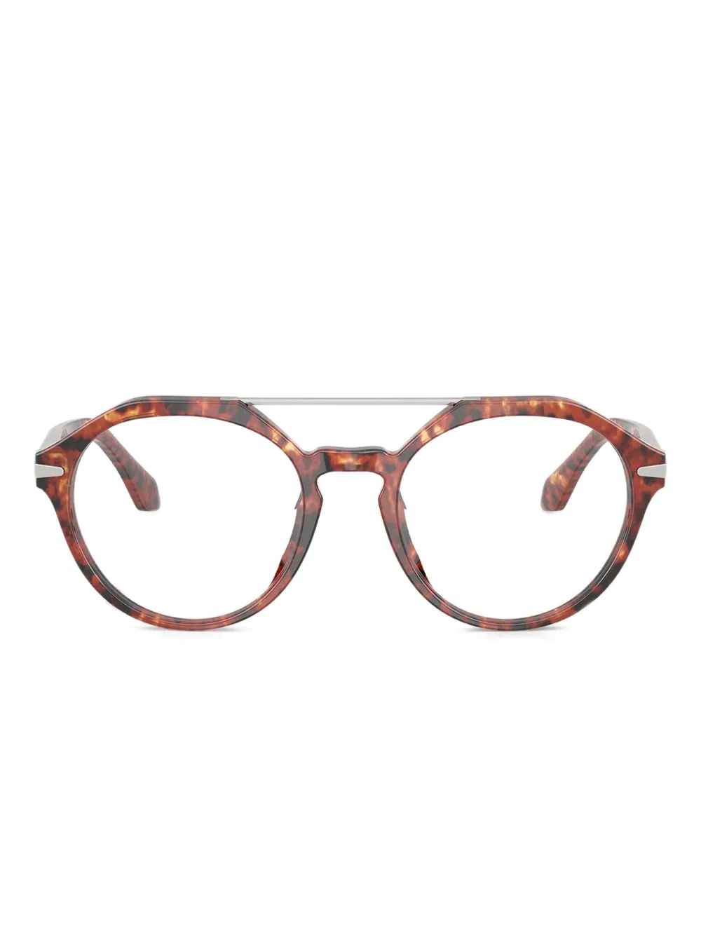 Giorgio Armani tortoiseshell glasses | Red | Image 1