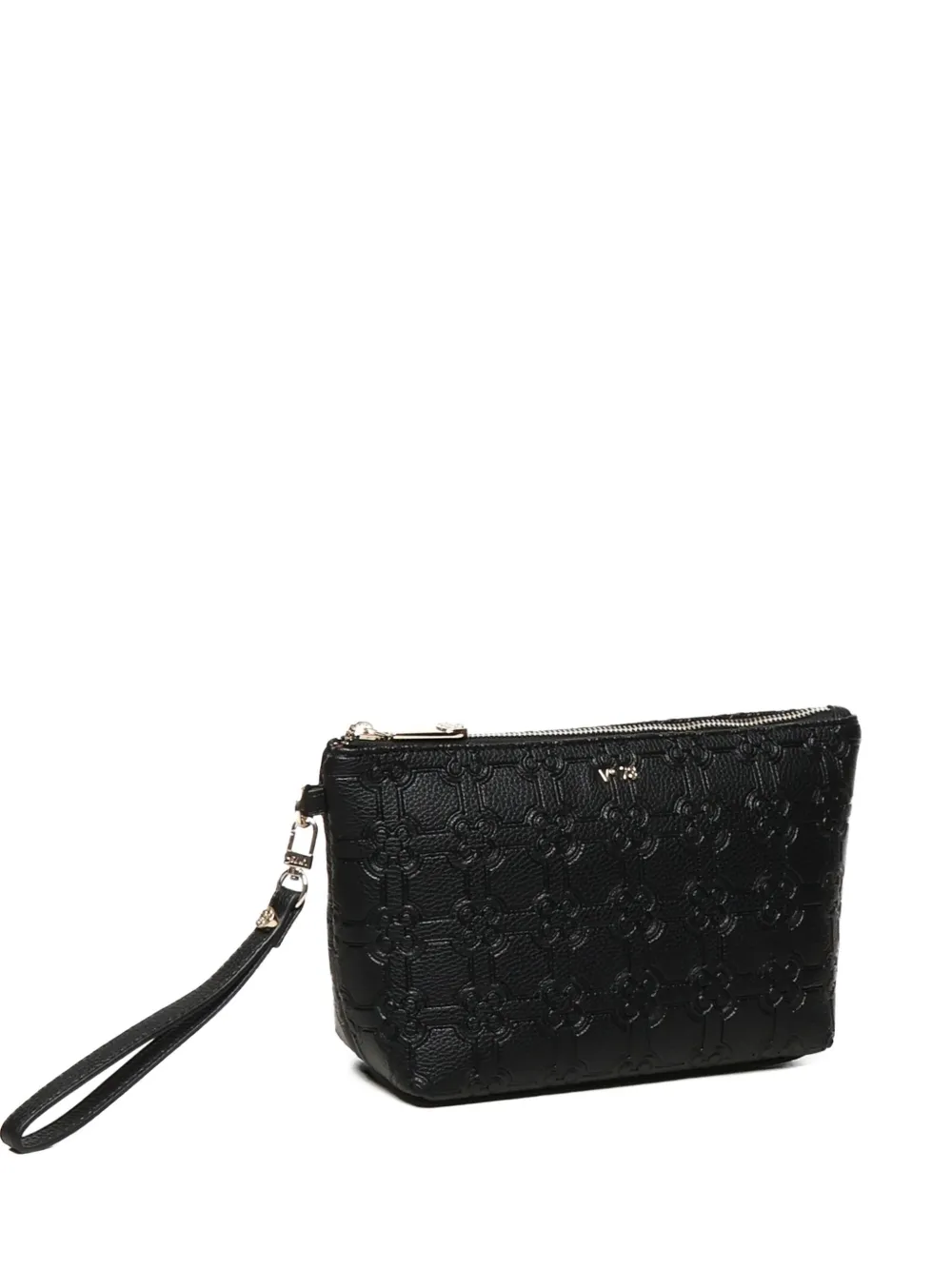 embossed wrist-strap pouch