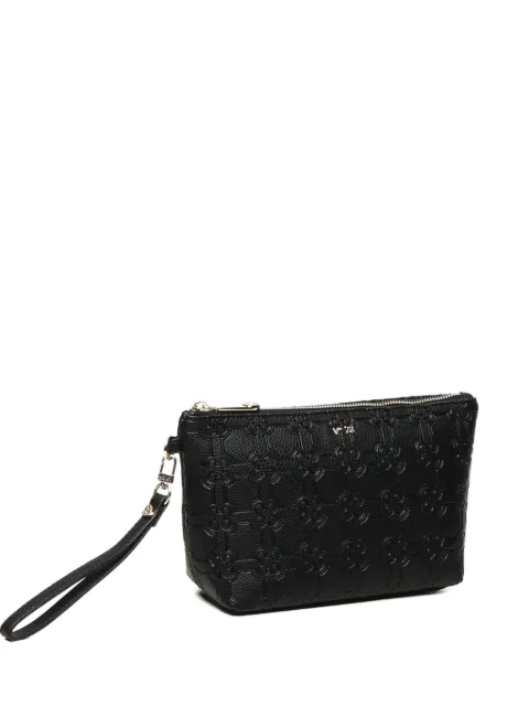V°73 embossed wrist-strap pouch