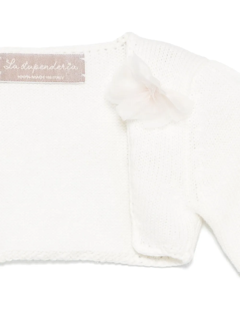 La Stupenderia Katoenen vest Wit