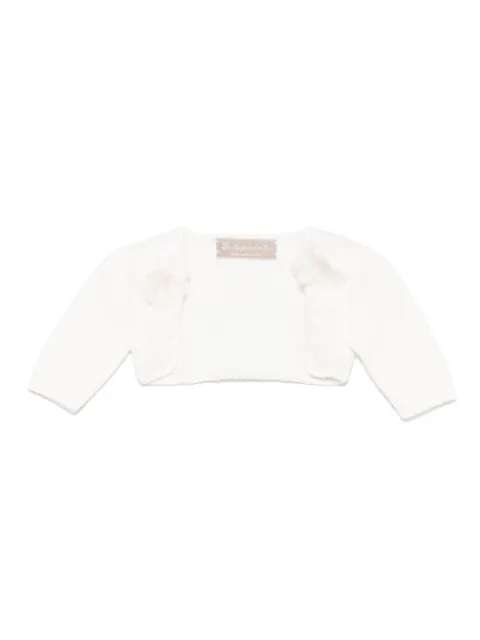 La Stupenderia Cardigan com aplicação floral