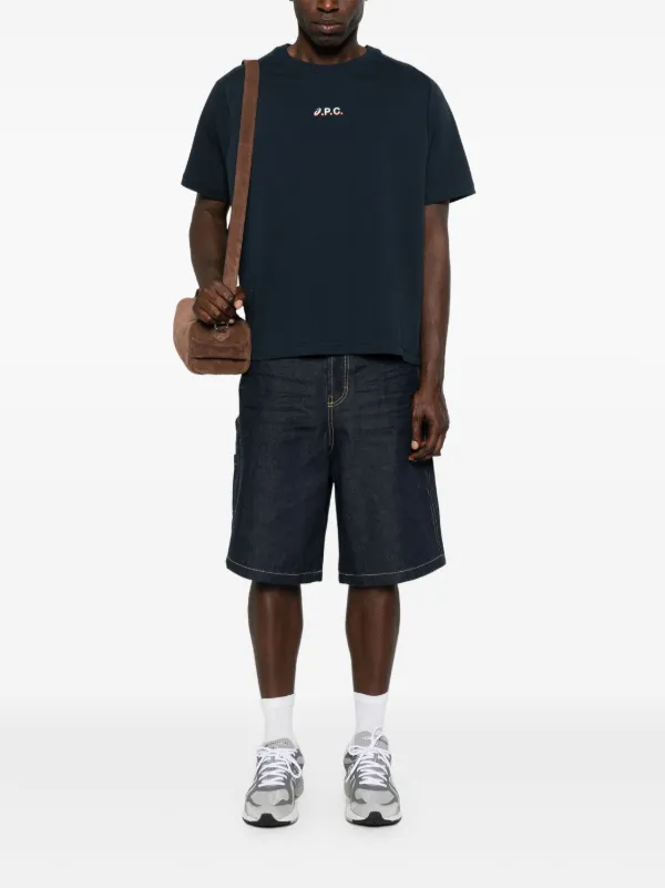 A.P.C. x Asics Wind T-shirt | Blue | FARFETCH JO
