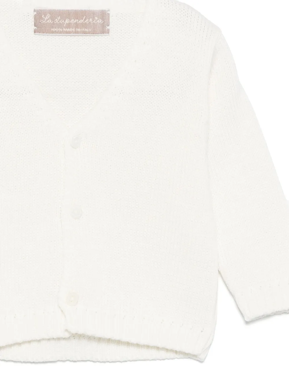 La Stupenderia Katoenen vest Wit