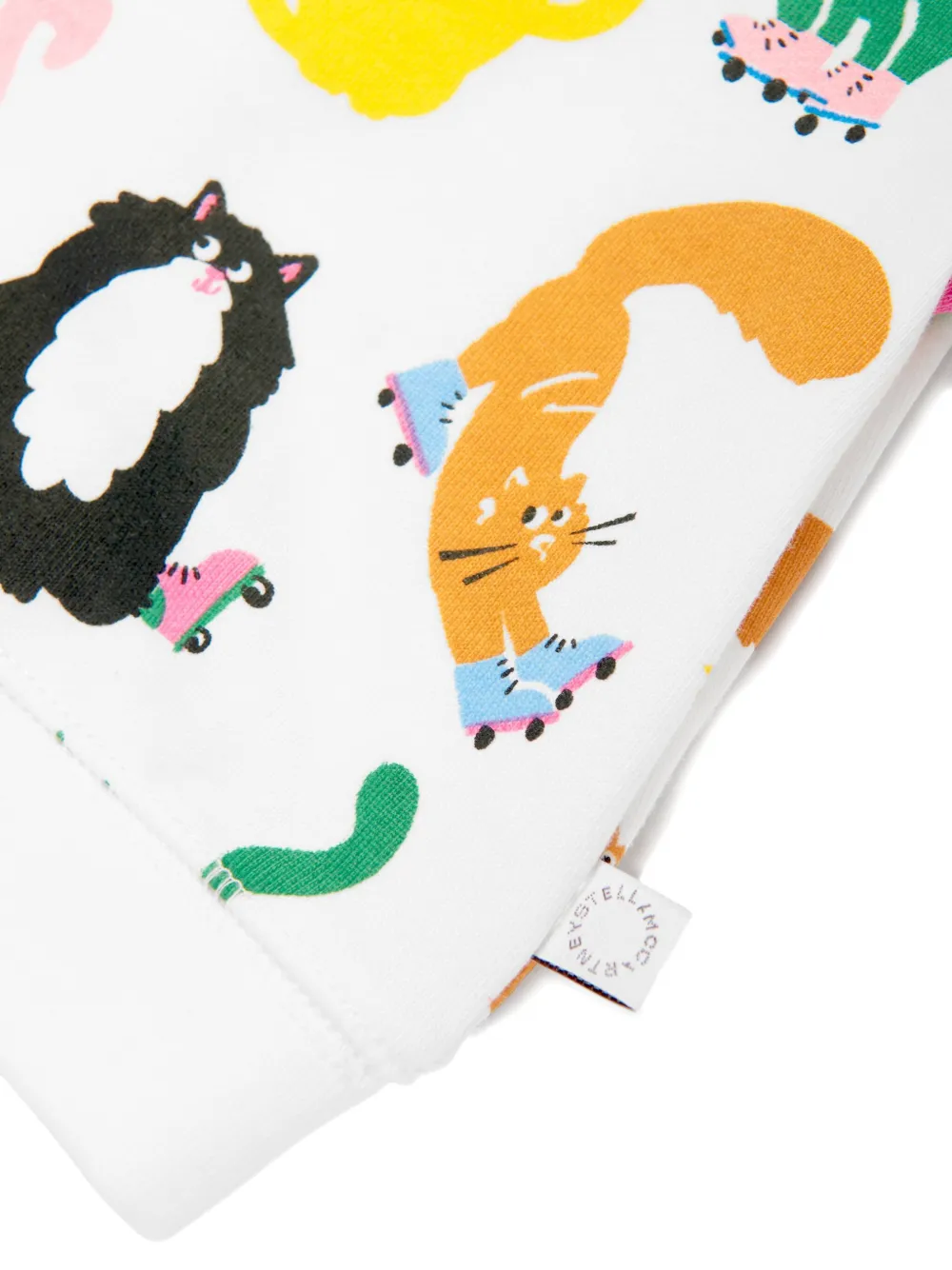 Stella McCartney Kids Sweater met grafische print Wit