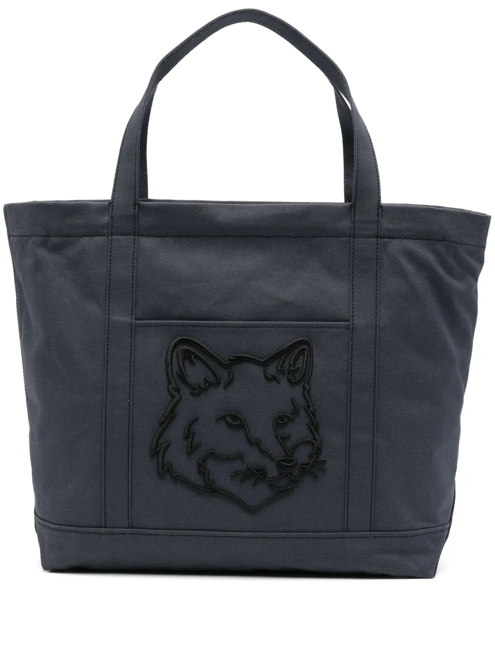 Maison Kitsuné large Fox Head tote bag
