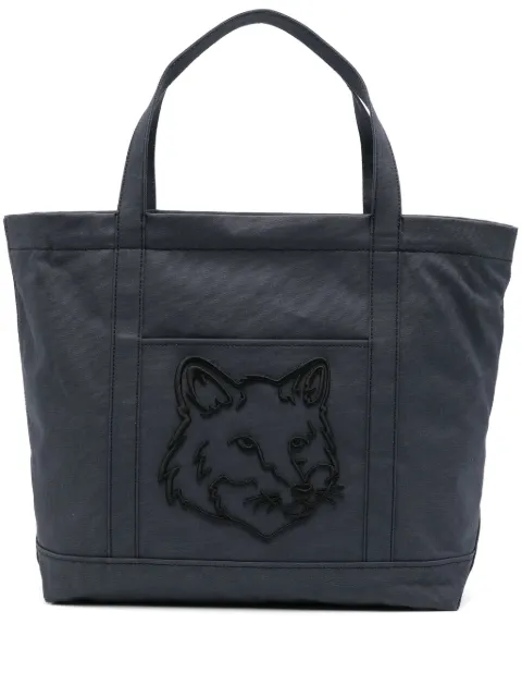 Maison Kitsuné large Fox Head tote bag