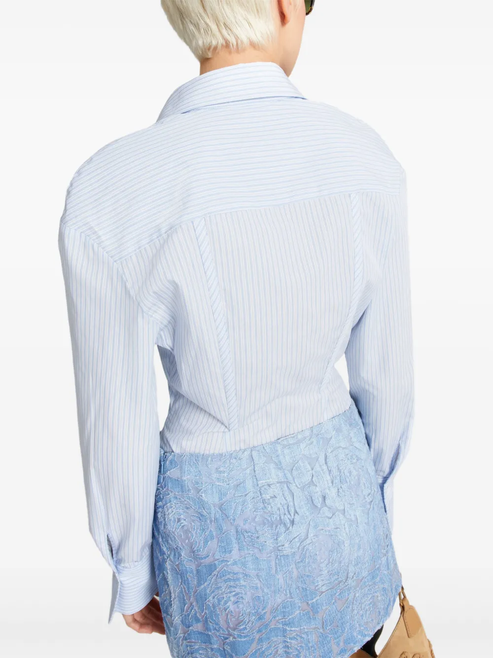 Ermanno Scervino Gestreept blouse Blauw