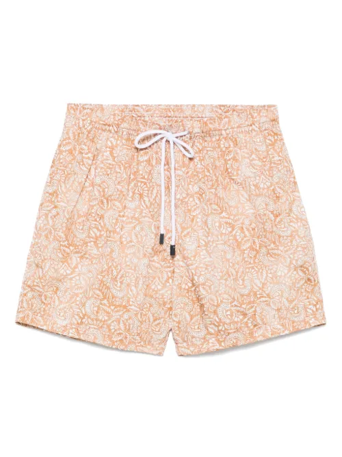 Short de bain à imprimé graphique - Barba - Modalova