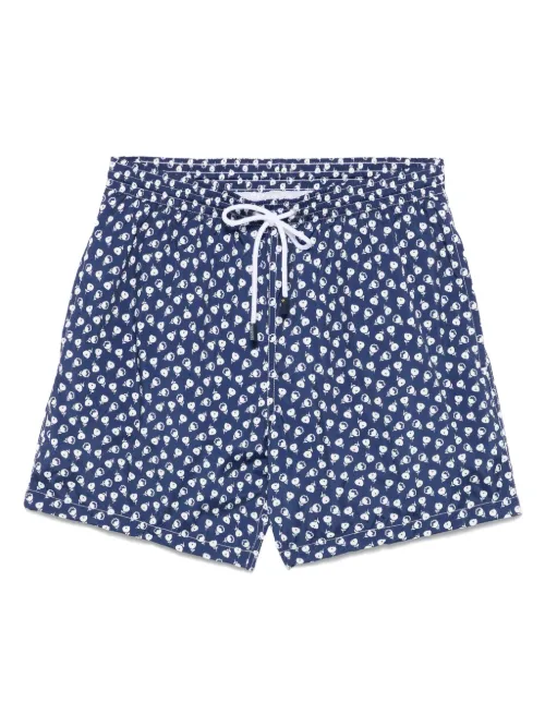 Short de bain à imprimé graphique - Barba - Modalova