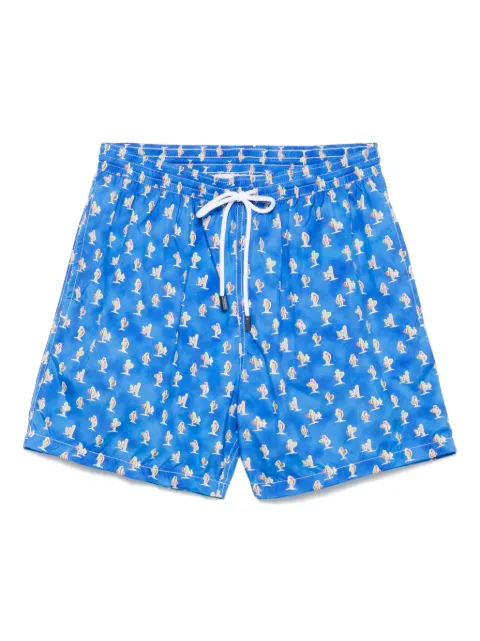 Barba printed swim shorts