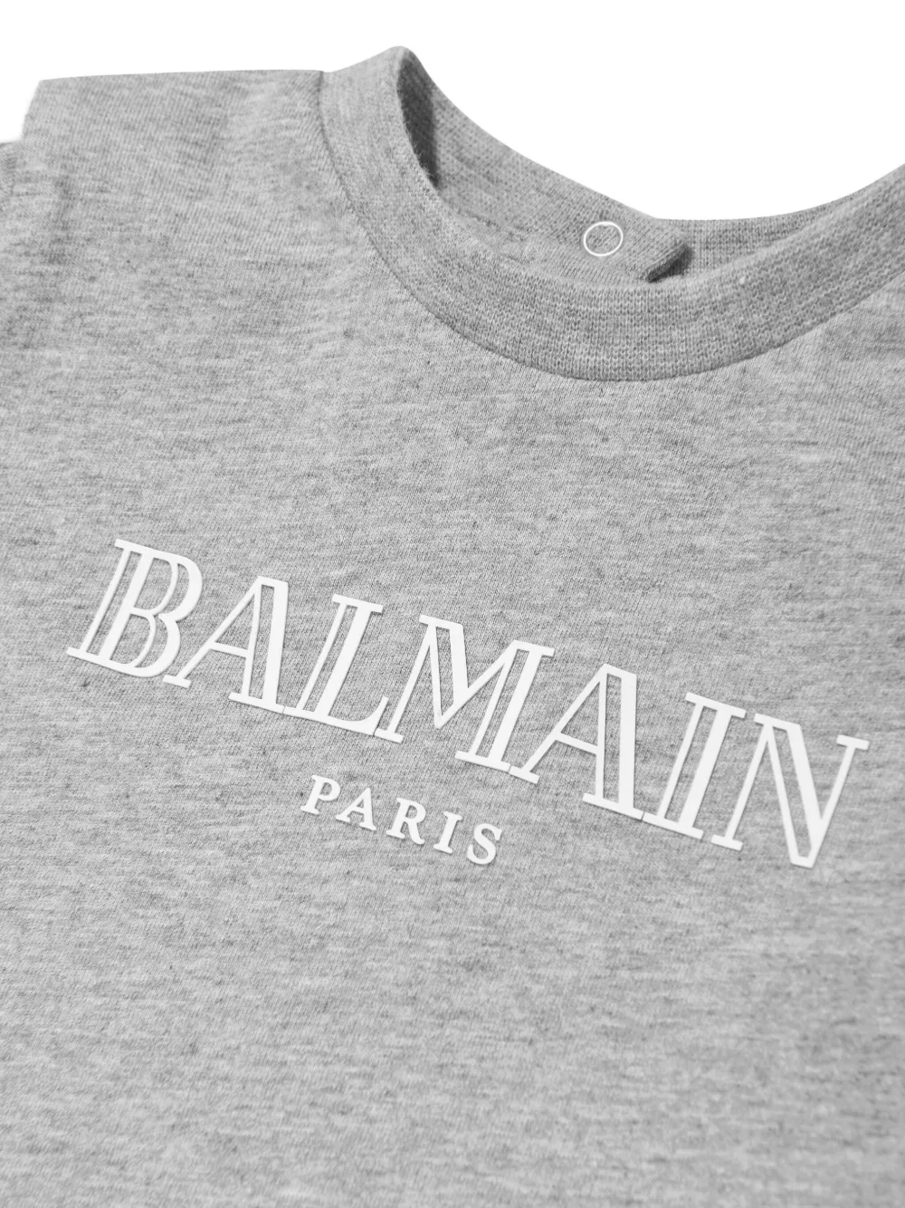 Balmain Kids T-shirt met logo Grijs