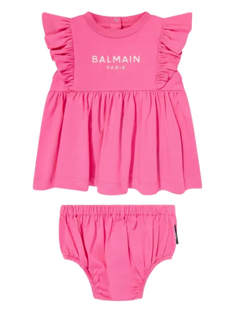 Balmain Kids Abito con ruches