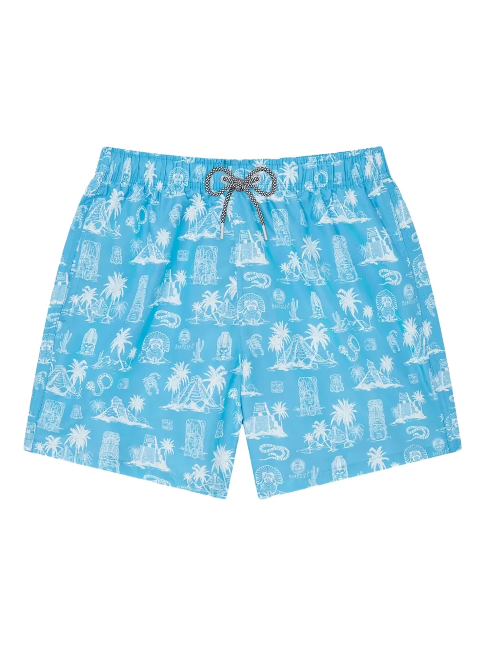 graphic-print swim shorts