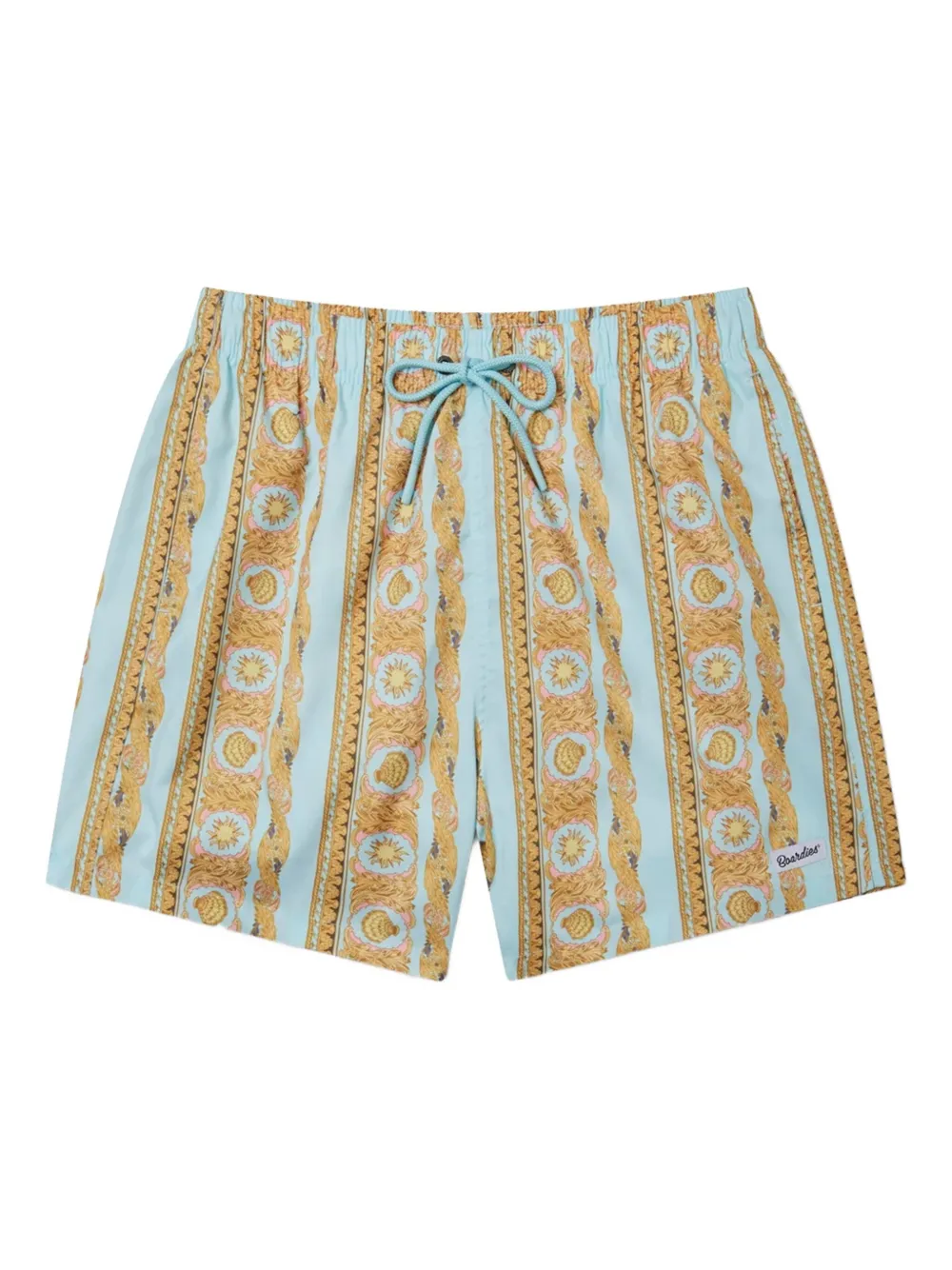 graphic-print swim shorts