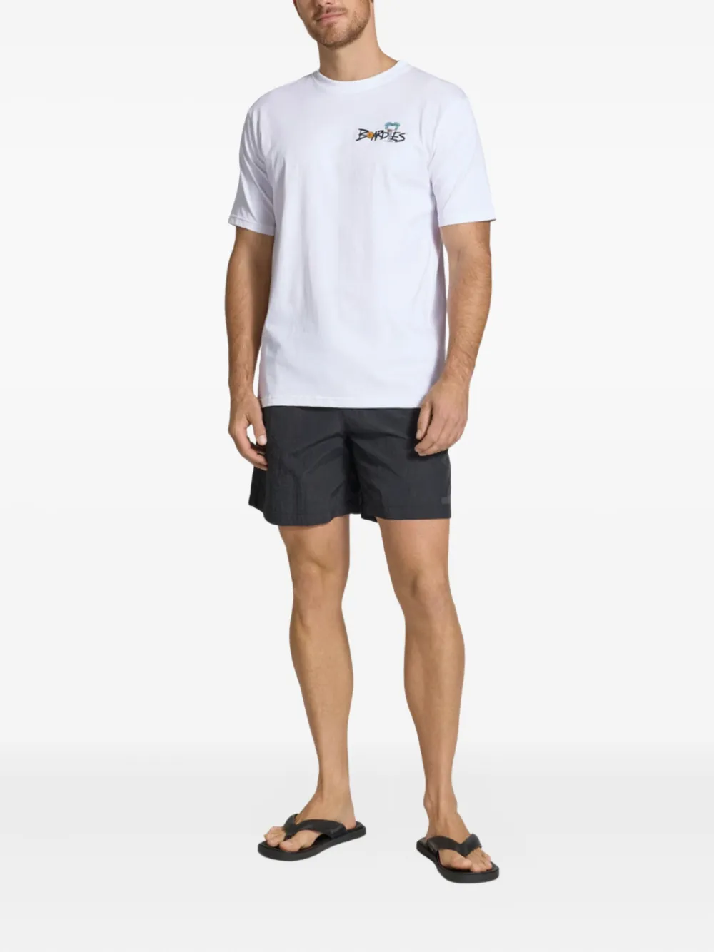 Boardies graphic-print T-shirt - Wit