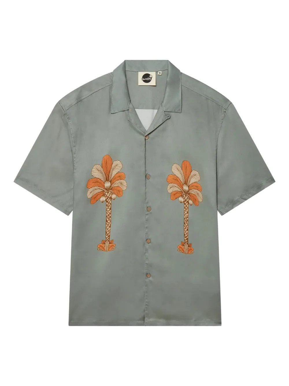 graphic-print shirt