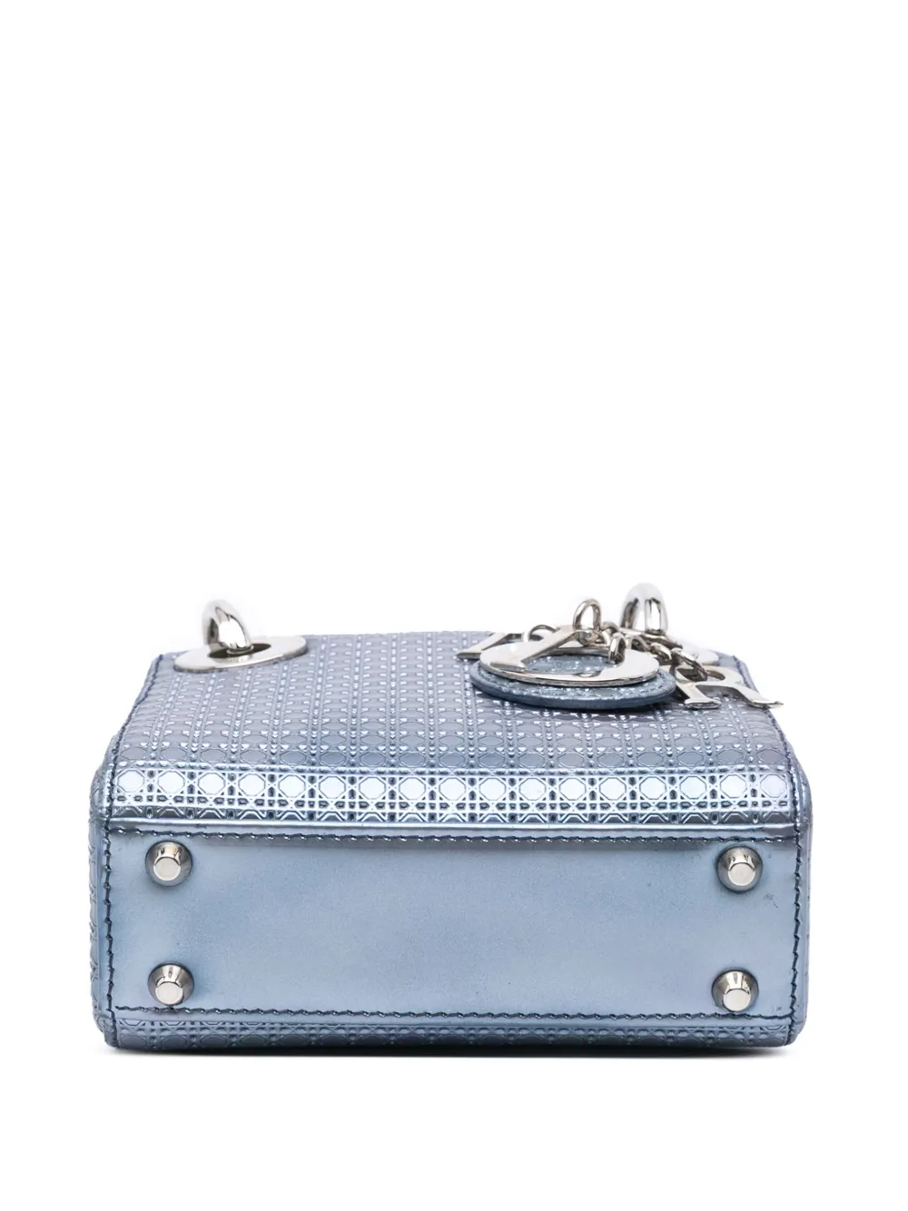 Christian Dior Pre-Owned 2015 ミニ メタリック パテント Christian Dior Pre-Owned 2015 ミニ メタリック パテント