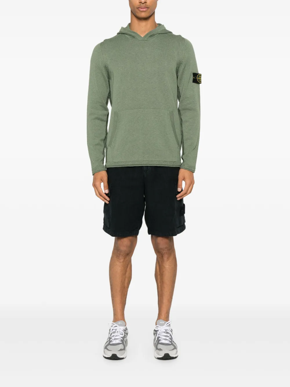 Stone Island Trui met Compass-logopatch Groen