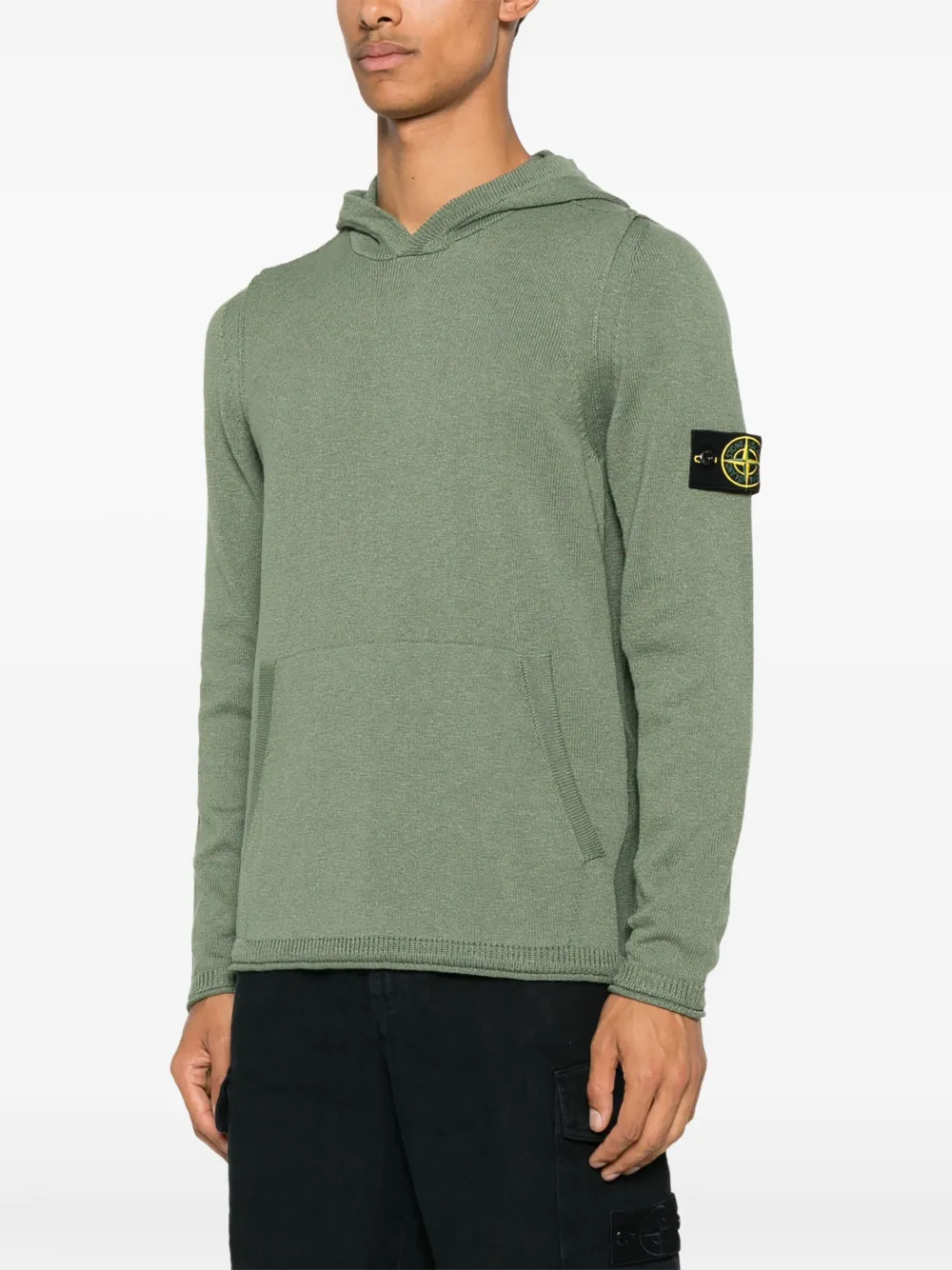 Stone Island Trui met Compass-logopatch Groen