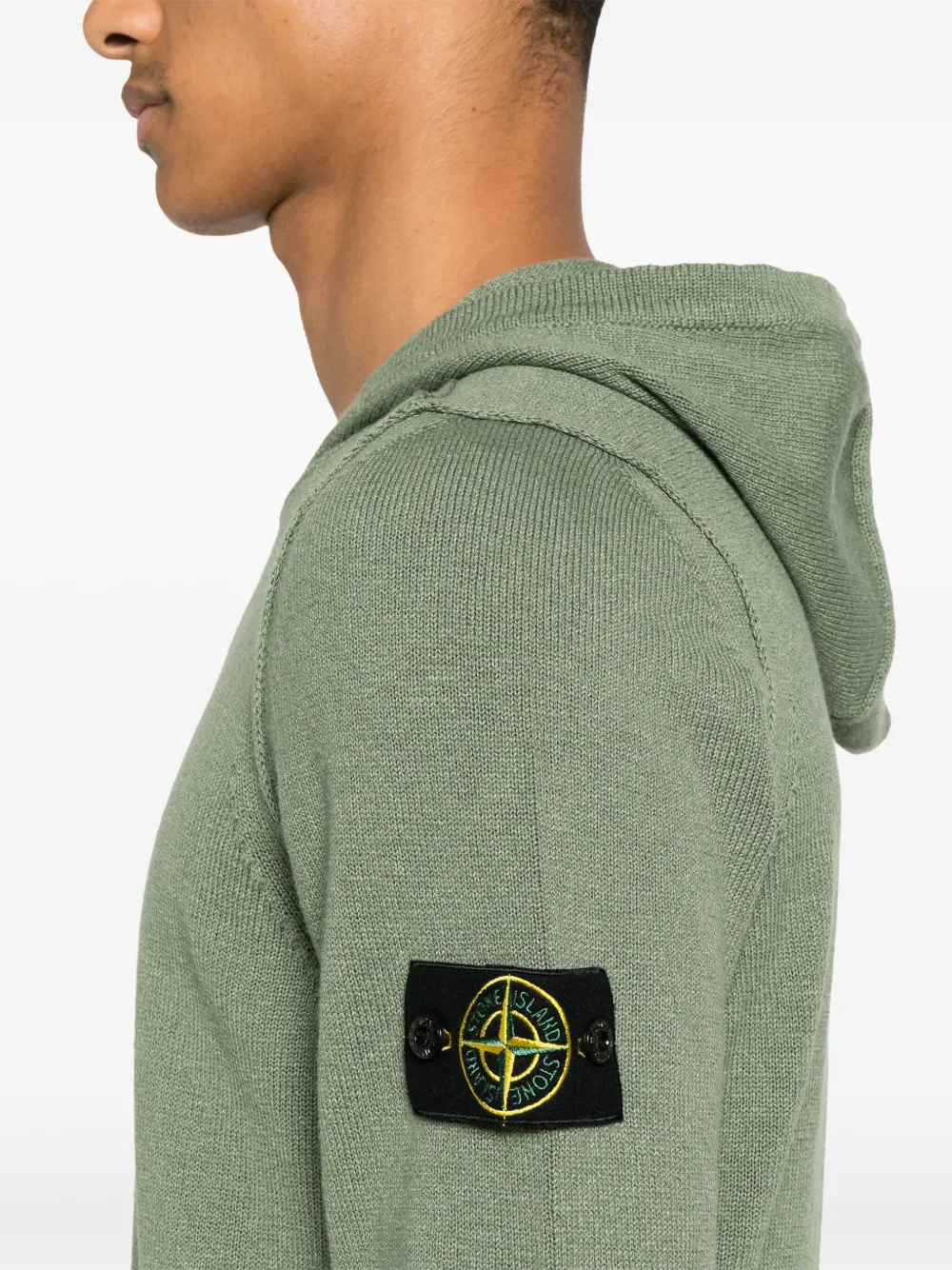 Stone Island Trui met Compass-logopatch Groen