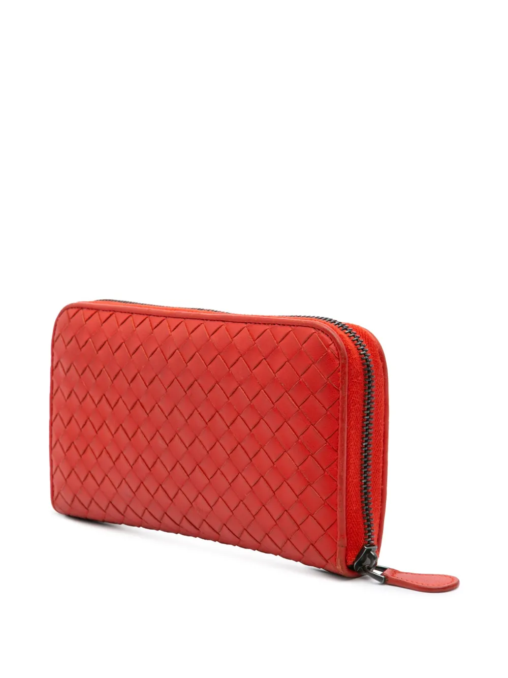 Bottega Veneta Pre-Owned 2011 Nappa Intrecciato Zip Around Wallet long wallets | Image 2