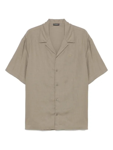Emporio Armani logo-embroidered shirt