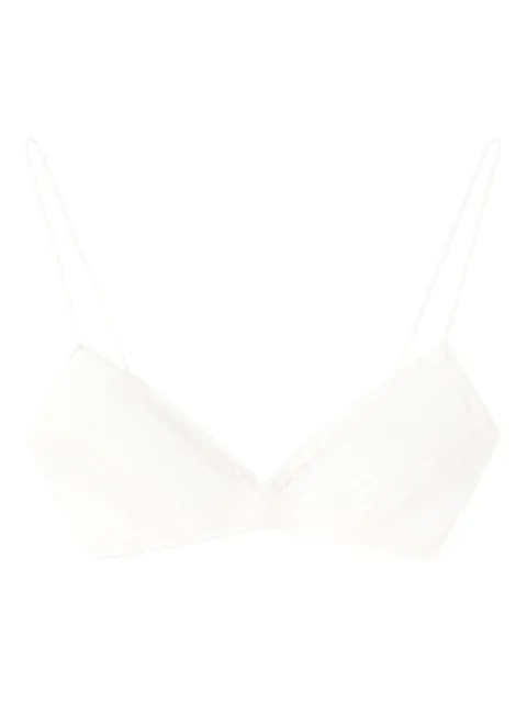 Ermanno Scervino lace-trimmed bralette