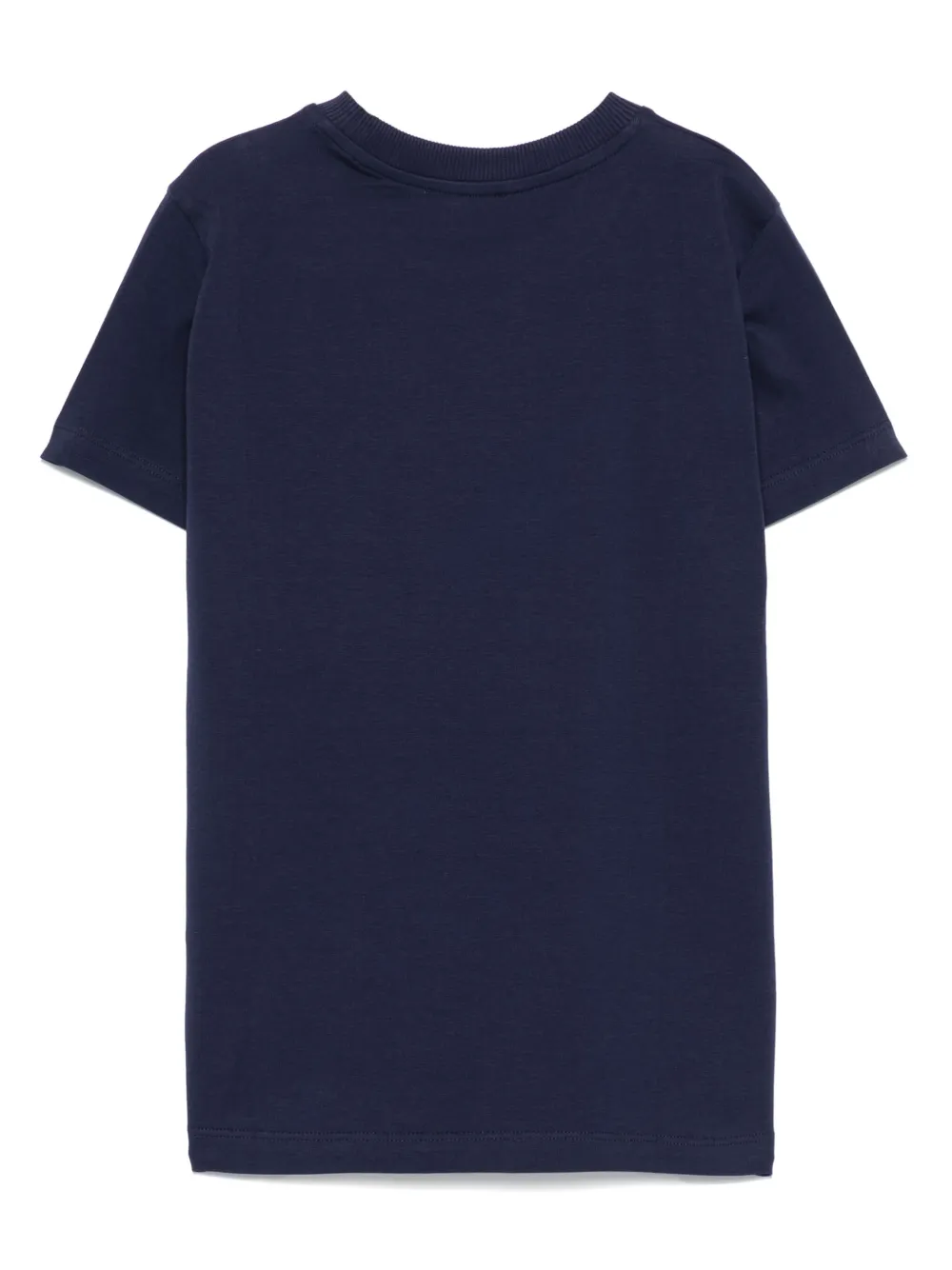 Moschino Kids T-shirt met logoprint Blauw